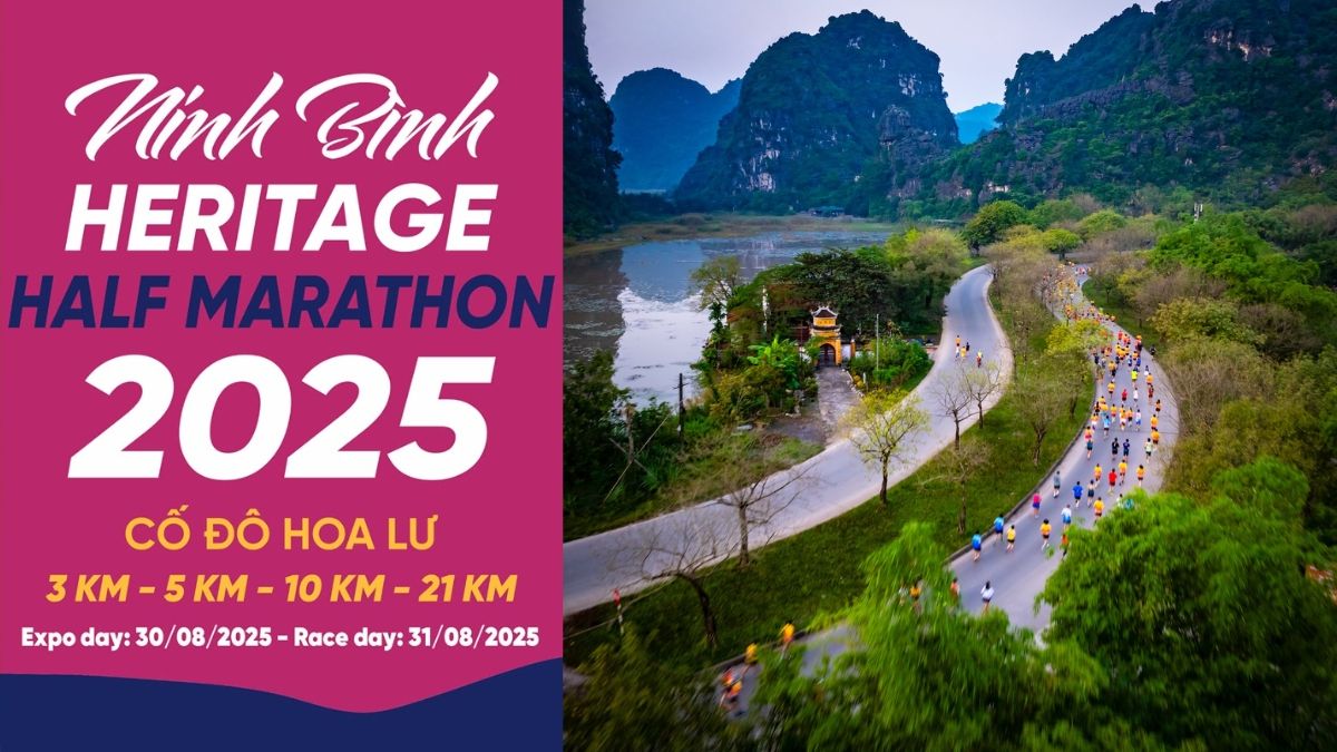 Chinh phục giải chạy Ninh Bình Heritage Half Marathon 2025